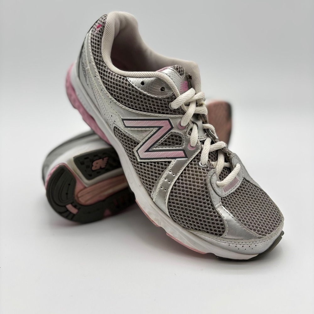 New Balance 665 Susan G Komen Walking Shoes Grey‎ Silver Pink WW665KM Mens 8